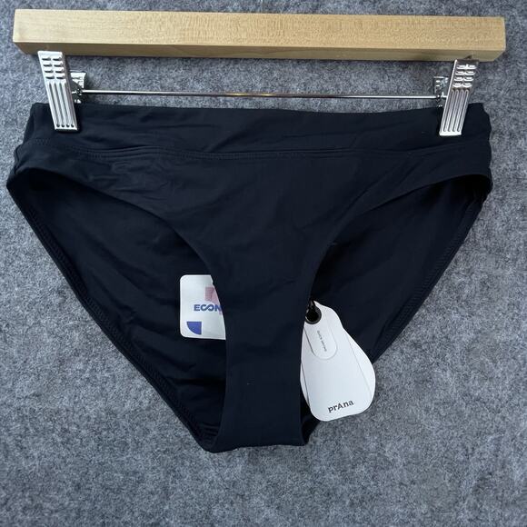 Prana Other - Prana Swimsuit Bikini Bottom Womens Extra Small Summer Wave Black Solid